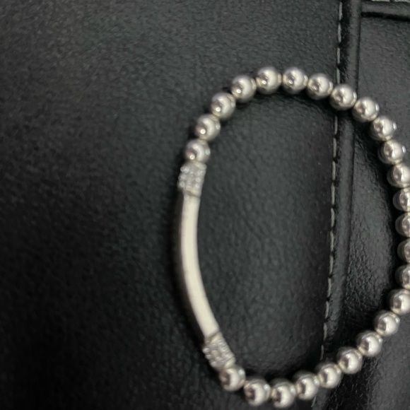 Brighton “Beautiful” Silver Beaded Bracelet slightly worn - Picture 3 of 6